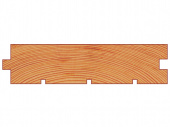 Половая доска из лиственницы - 34 x 145 мм - сорт Эконом