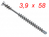 Саморезы ESSVE для доски пола - 3,9 мм x 58 мм