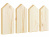 Деревянный штакетник «карандаш» : 20x140 мм