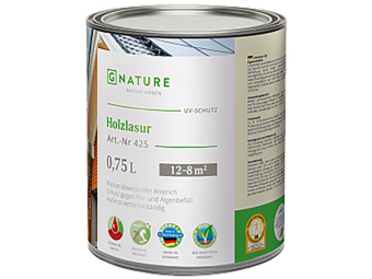 GNature 425 Holzlasur : масло-лазурь для внешних работ