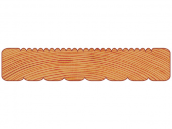 Террасная доска из лиственницы - 27 x 140 мм - сорт A (Прима)