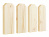 Деревянный штакетник «трапеция» : 20x120 мм