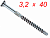 Саморезы Eurotec Hobotec - 3,2 мм x 40 мм