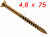 Саморезы Tulstor Deck Screw - 4,8 мм x 75 мм